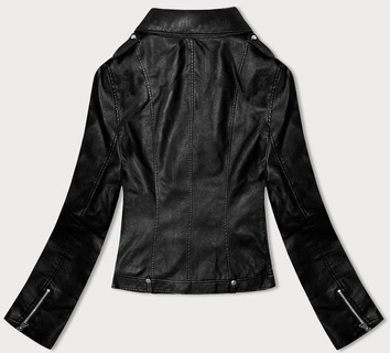 Klasyczna ramoneska damska czarna (11Z8060)