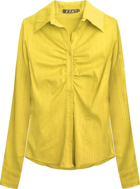 ELEGANCKA KOSZULA ŻÓŁTA (1084)