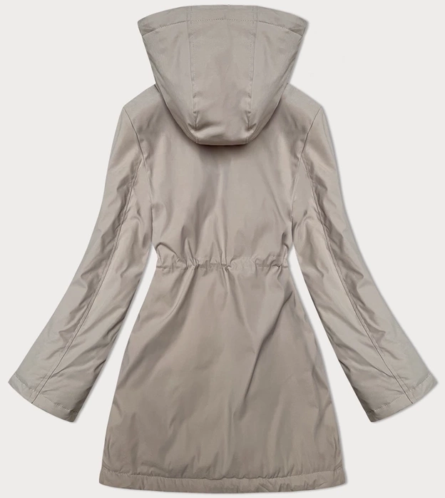 Cienka kurtka z kapturem S'West jasny beż (B8236-51)