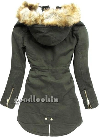 PARKA ZIMOWA LIBLAND KHAKI (LD-7595)