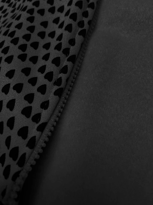 Rozpinana bluza damska w serduszka grafitowa (2315)