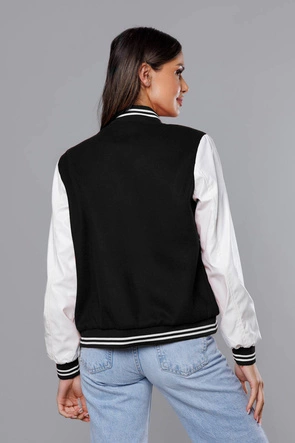 Kurtka damska bomber czarna (16M9067-392)