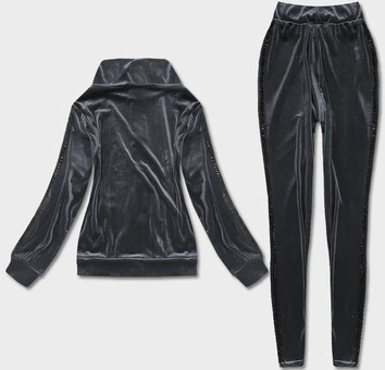 Komplet bluza + legginsy stalowy (YP-9968)
