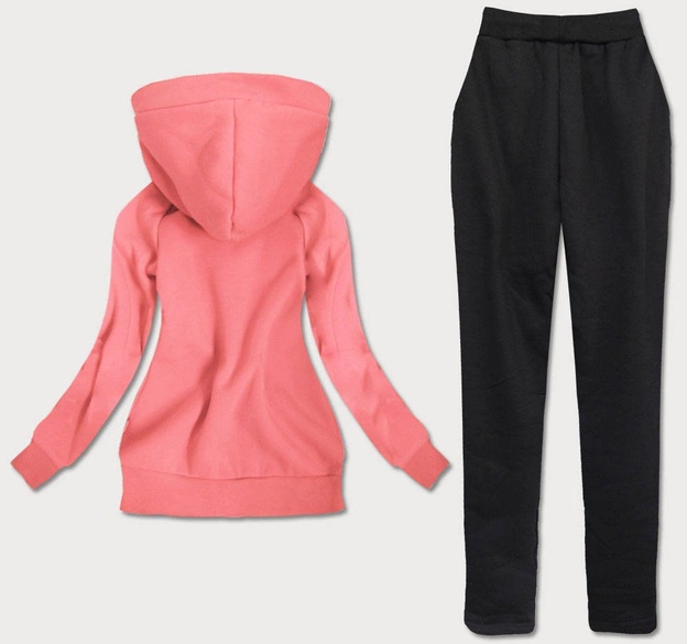 DRES Z KAPTUREM I WYSOKĄ STÓJKĄ ŁOSOSIOWY (AMG747A)