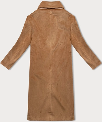 Damski płaszcz przejściowy oversize J Style camel (11Z8161)