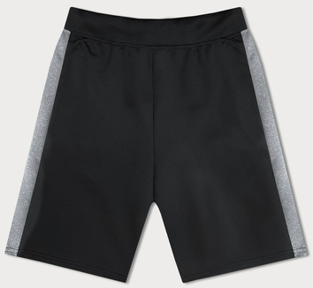 Sportowe spodenki męskie czarne (8K281-3)