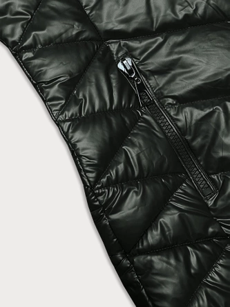 Pikowana zimowa kurtka damska J Style army (16M9100-136)