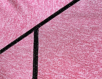 Sportowy t-shirt damski różowy (A-2158)