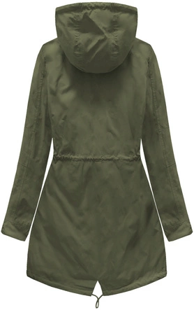 DWUSTRONNA PARKA Z KAPTUREM KHAKI (W0233BIG)
