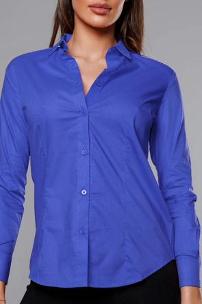 Klasyczna koszula damska niebieska (HH039-9)