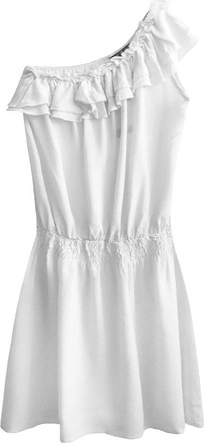 SUKIENKA NA JEDNO RAMIĘ BIAŁA (9234)