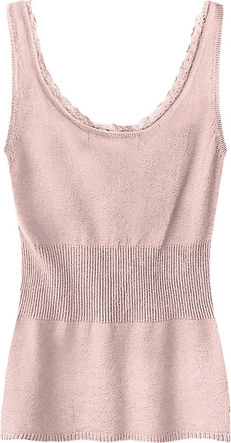 SWETERKOWA BLUZKA NA RAMIĄCZKACH PUDROWY RÓŻ (1515)