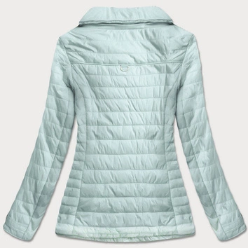 Kurtka z wysoką stójką szaromiętowa (dl016)