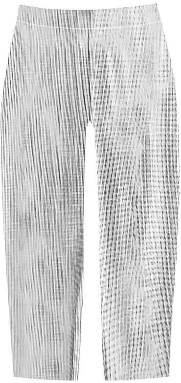 BŁYSZCZĄCE LEGGINSY W GEOMETRYCZNY WZÓR BIAŁE (334/1ART)