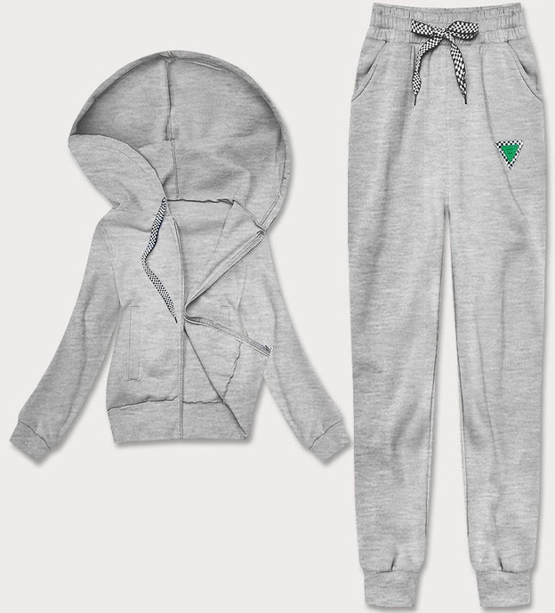 Komplet sportowy damski szary (YP-1137)