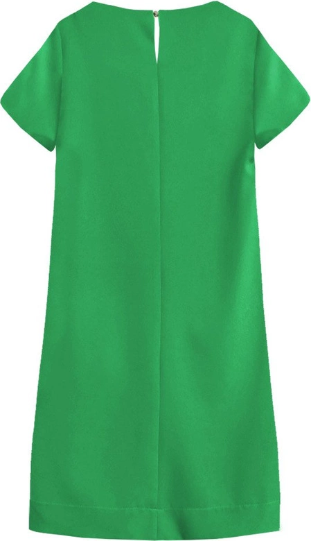 Trapezowa sukienka zielona (435art)