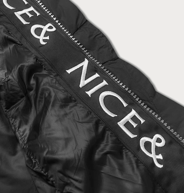 Przejściowa kurtka damska puchowa czarna (2M-001)