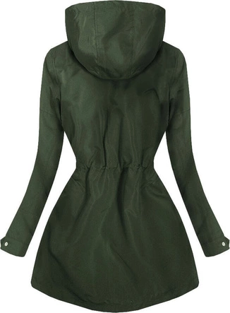 KURTKA TYPU PARKA KHAKI (XW02XBIG)