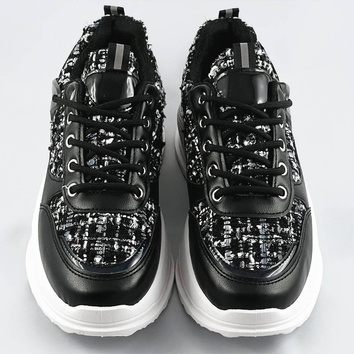 Buty sportowe damskie czarne (7003)
