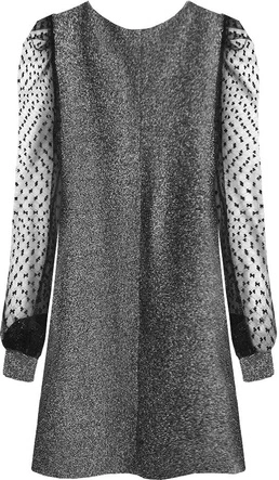 BROKATOWA SUKIENKA SREBRNA (526/1ART)