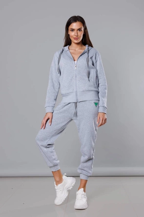 Komplet sportowy damski szary (YP-1137)