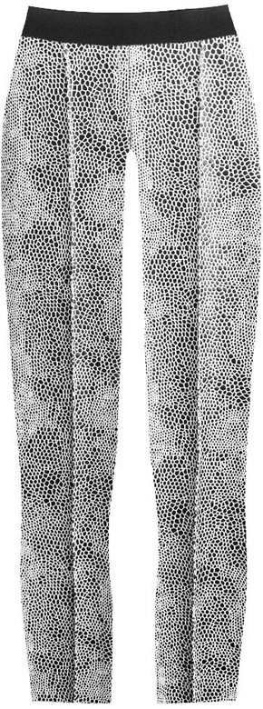 BŁYSZCZĄCE LEGGINSY W ZWIERZĘCY WZÓR CZARNO-BIAŁE (318/1ART)