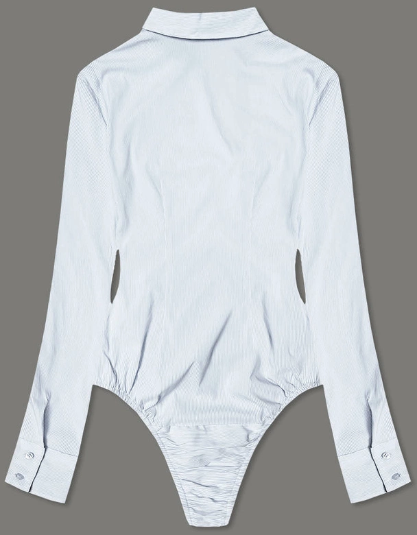 BLUZKA BODY W PASKI BIAŁA (AWT0213)