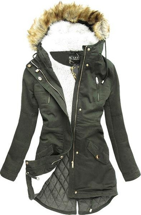 PARKA ZIMOWA KHAKI (7595/2)