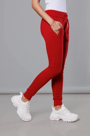 SPODNIE DRESOWE CZERWONE (CK01-18)