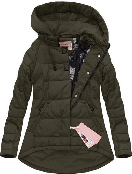 ASYMETRYCZNA KURTKA KHAKI (W270)