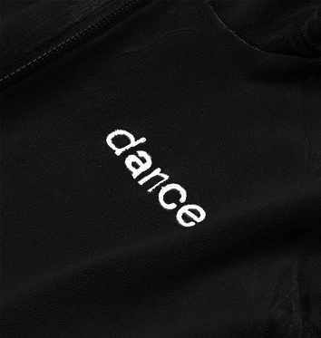 Polarowy komplet dresowy damski czarny (YP-1024)