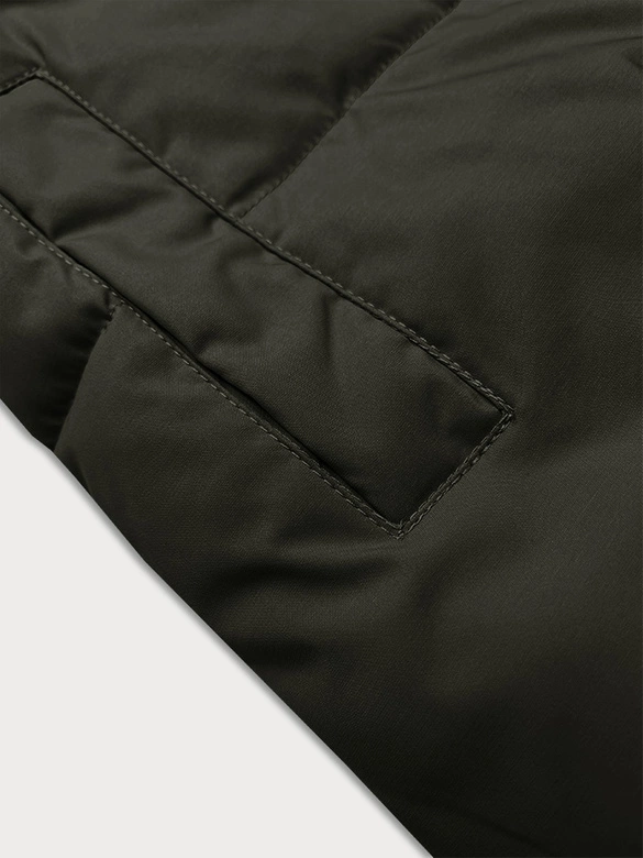 Dwustronna kamizelka damska baranek J Style army (16M9166-136)