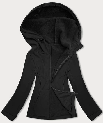 Męska kurtka sportowa typu softshell czarna (HM187-1)