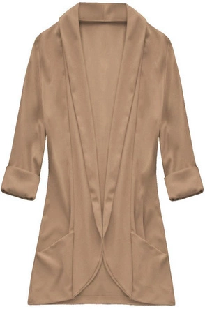 NARZUTKA Z RĘKAWEM 3/4 KARMELOWA (92ART)