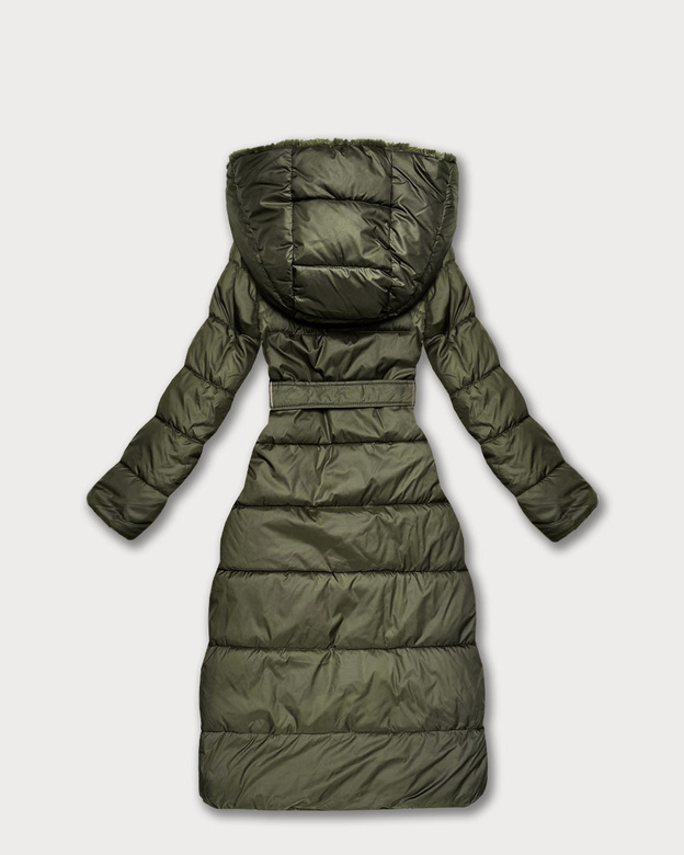 Zimowa kurtka dwustronna futerko Minority khaki (P3-6020-22)