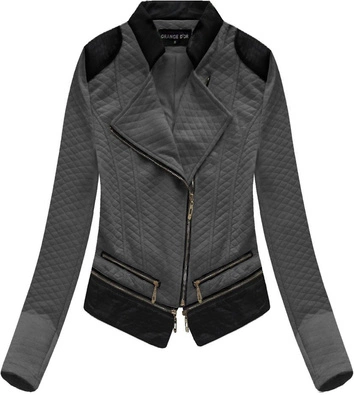 RAMONESKA Z ŁĄCZONYCH MATERIAŁÓW GRAFITOWA (FG863)