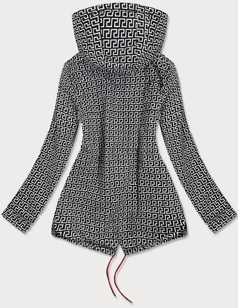 Dwustronna kurtka damska bordowa (br9762)