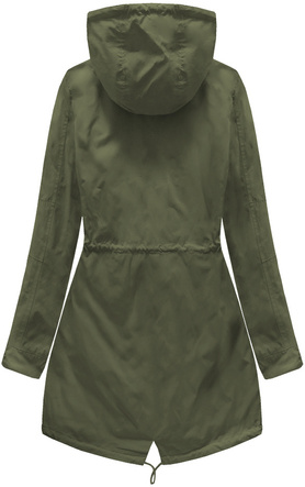 DWUSTRONNA PARKA Z KAPTUREM KHAKI (W0233BIG)
