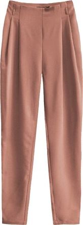 SPODNIE Z WYSOKIM STANEM RUDE (6153)