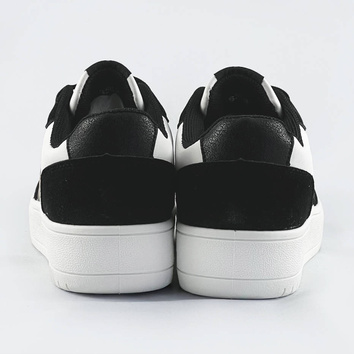 Sneakersy damskie panterka czarne (6363)
