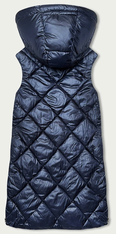 Pikowany bezrękawnik damski granatowy (YP-22069-2)