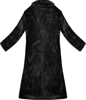 Płaszcz damski typu baranek J Style czarny (11Z8157)