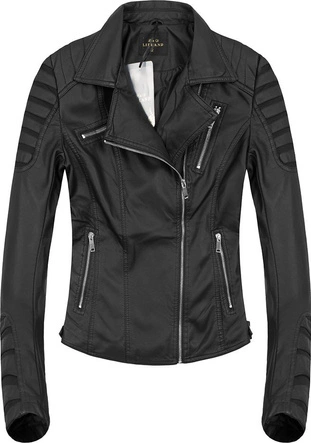 MOTOCYKLOWA RAMONESKA Z PRZESZYCIAMI CZARNA (5266)