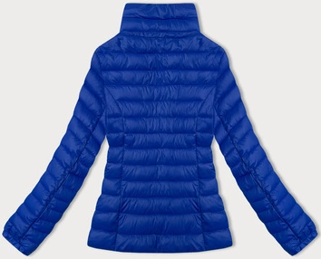 Lekka pikowana kurtka damska ciemny niebieski (5M706-184)