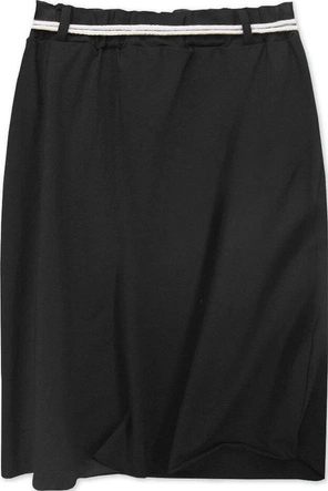 DRESOWA SPÓDNICA Z KIESZENIAMI CZARNA (592ART)