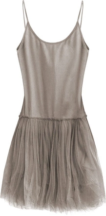 SUKIENKA MINI Z TIULEM MOKKA (2238)