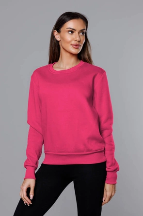 Bluza dresowa damska ze ściągaczami różowa (w01-19)