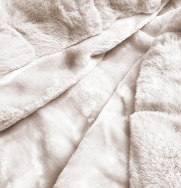 ZIMOWA PARKA DAMSKA MORO SZARO-BIAŁA (B524-70046)