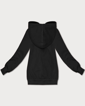 Rozpinana bluza damska z kapturem S'West czarna (B-12#)