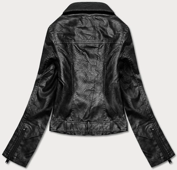 Ramoneska z kołnierzem czarna (AX-808)